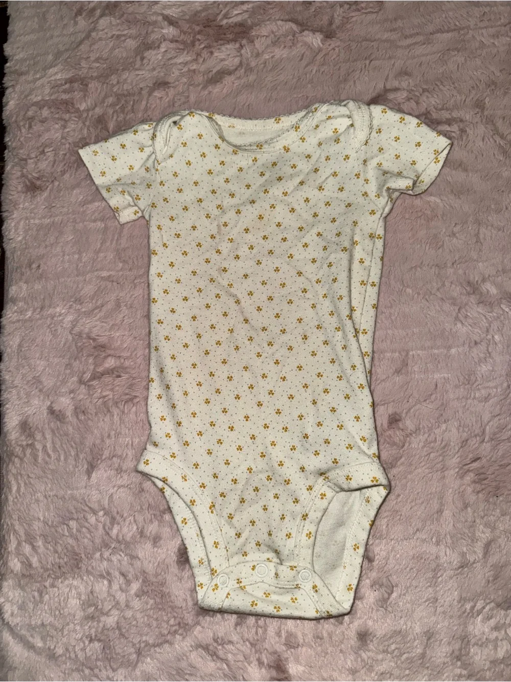Carter's 3-Pack Bodysuits in Mustard, Cream & Sage